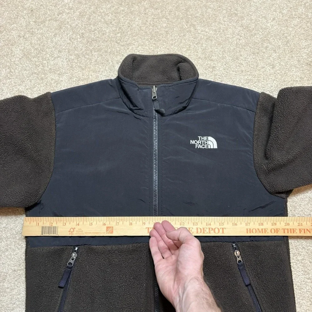 The North Face Denali Jacket Boys Large 14/16 Brown Fleece Full Zip Polartec